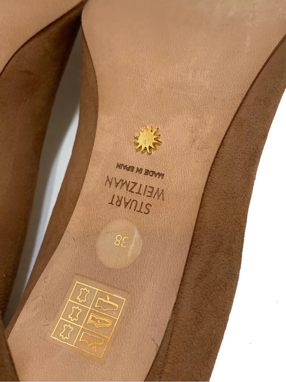 Stuart Weitzman Chestnut Suede Pointed-Toe Pumps
